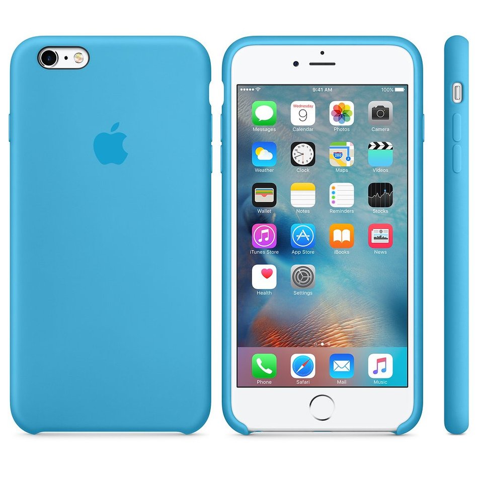 Чохол для iPhone 6+ / 6s+ OEM Silicone Case ( Blue )
