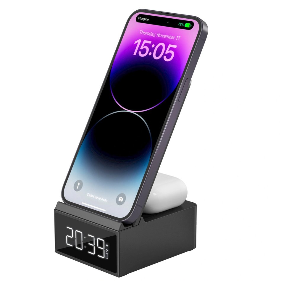 БЗУ Wiwu Platinum 3 in1 Charging Staion Series (Black) (Wi-W011)