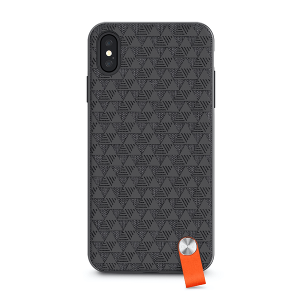 Чехол для iPhone XS Max Moshi Altra Slim Hardshell Case with Strap Window ( Black ) 99MO117002