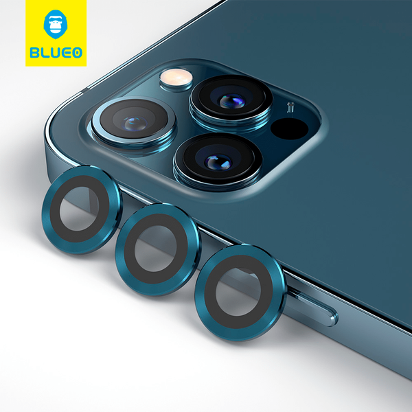 Захисне скло для iPhone 12 Pro Max Blueo Armor Phone Camera Lens Protector ( Blue ) NPB2712PMBLE