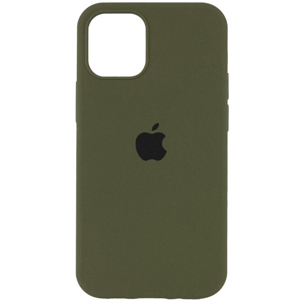 Чохол для iPhone 12 Pro Max OEM- Silicone Case (Olive)