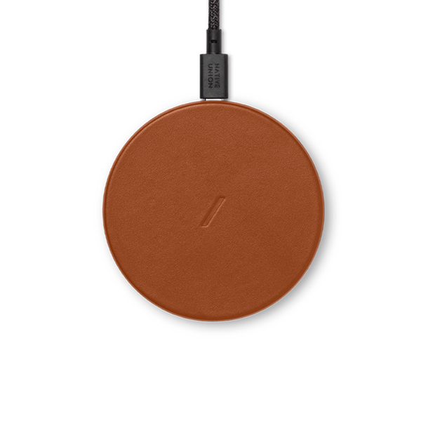 Native Union Drop Classic Leather Wireless Charger Brown (700279)