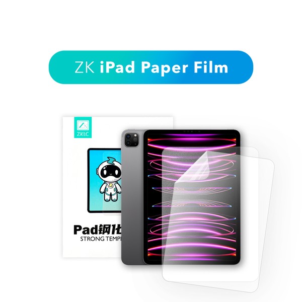 Захисна плівка для iPad Pro 12,9"(2020,2021) ZK Paper Film 2шт. (Transparent)