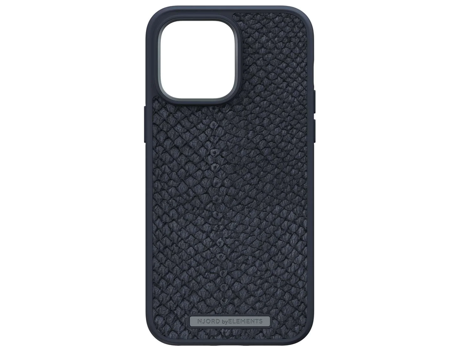 Чехол для iPhone 14 Pro Max Njord Salmon Leather MagSafe Case Black (NA44SL00)