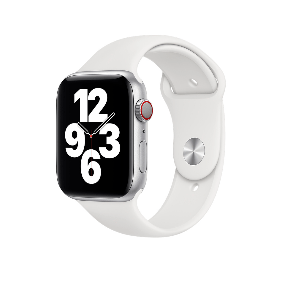 Ремешок для Apple Watch 44mm White Sport Band - S/M & M/L, Model (MTPK2ZM/A)