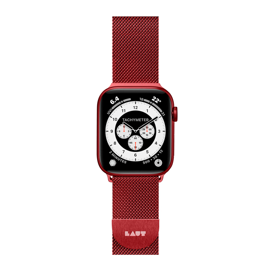 Ремешок для Apple Watch 38/40/41 mm LAUT STEEL LOOP, Червоний (L_AWS_ST_R)
