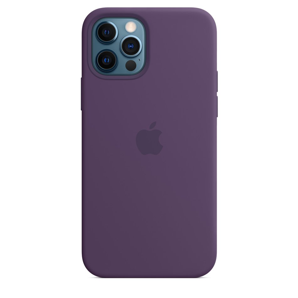 Чехол для iPhone 12 Pro OEM+ Silicone Case with Magsafe ( Amethyst )