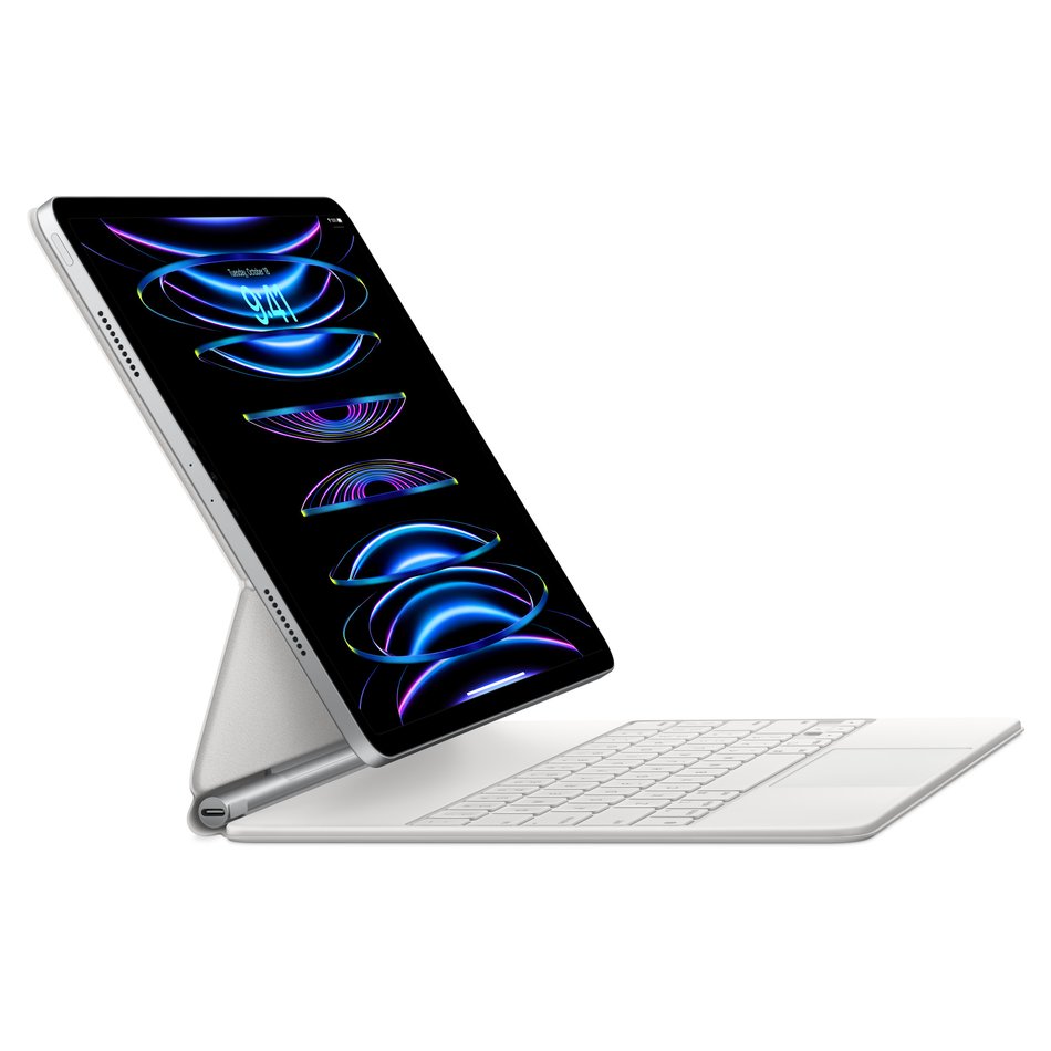 Чехол-клавиатура Apple Magic Keyboard для iPad Pro 12.9" (2018-2022)/Air 13" (M2) White (MJQL3) UA