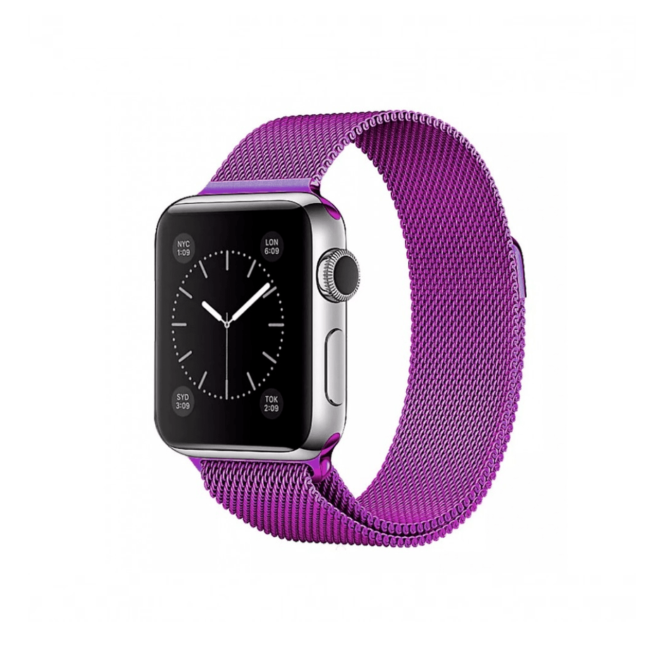 Ремешок для Apple Watch 38/40 mm OEM Milanese Loop ( Purple )