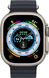 Apple Watch Ultra GPS + LTE 49mm Titanium Case with Midnight Ocean Band (MQET3, MQFK3) UA