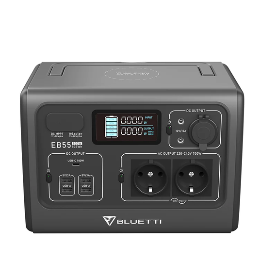 Зарядная станция Bluetti PowerOak EB55 700W 537Wh - GSTORE.UA