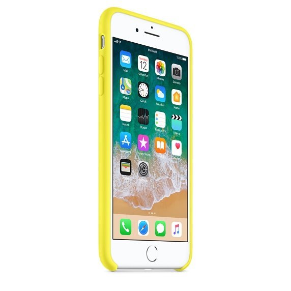 Чохол iPhone 7+ / 8+ Silicone Case OEM ( Yellow )