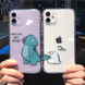 Чехол для iPhone 13 Cute Cartoon Animal Dinosaur TPU Case (Design 1)