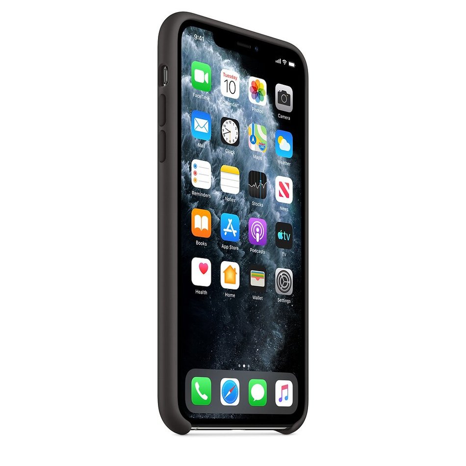 Чохол для iPhone 11 Pro Max OEM Silicone Case ( Black )