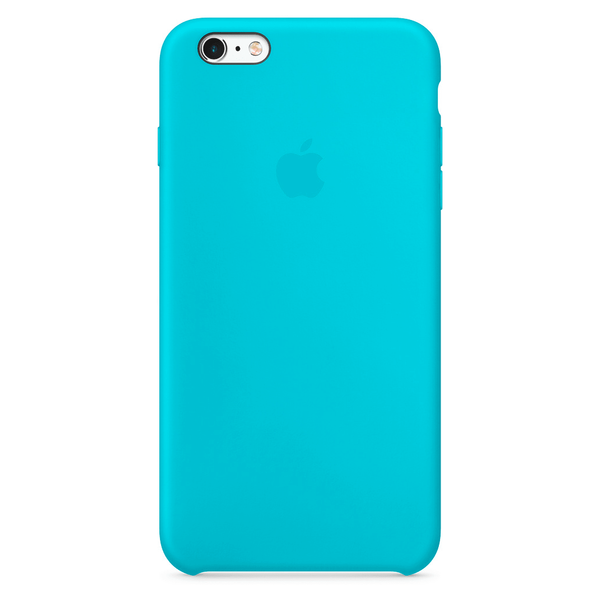Чехол для iPhone 6+ / 6s+ Silicone Case OEM ( Light Blue )