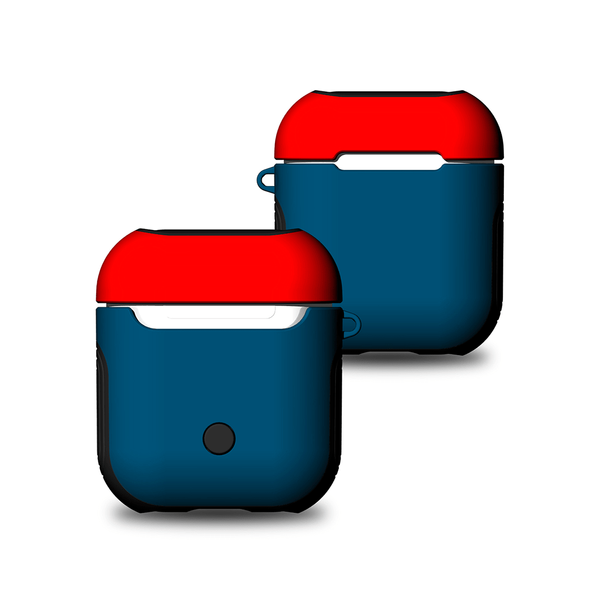 Чехол для AirPods Soft TPU + Hard PC Case ( Blue/Red )