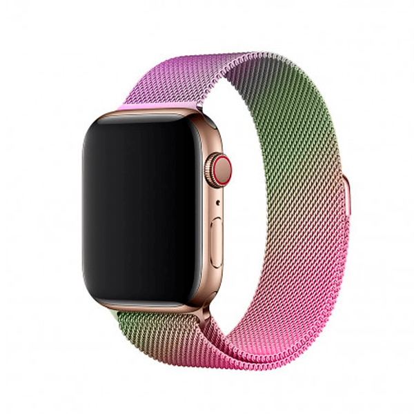 Ремешок Apple Watch 42 mm Milanese Loop (Rainbow)