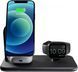 БЗУ Zens Magnetic + Watch Aluminium Wireless Charger Black with 30W USB-C PD Wall Charger (ZEDC18B/00)