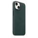 Чехол для iPhone 14 OEM+ Leather Case wih MagSafe (Forest Green)