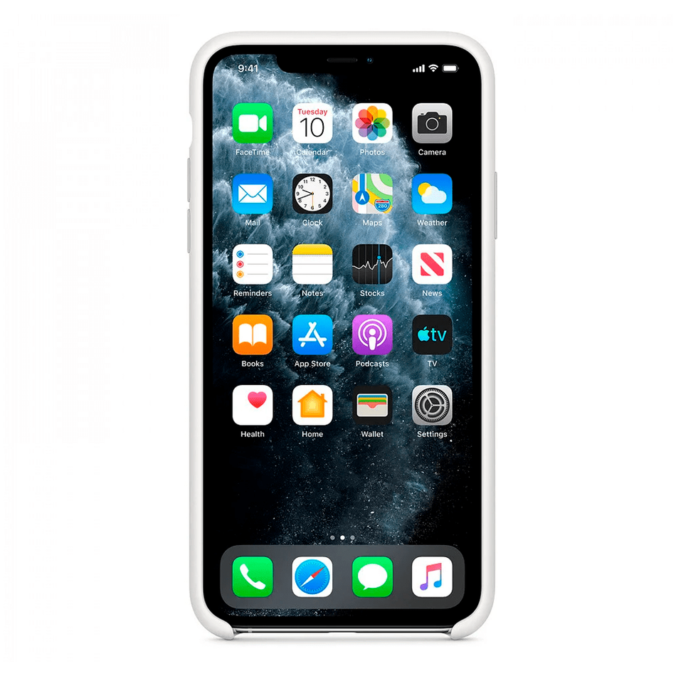 Чехол для iPhone 11 Pro Max OEM Silicone Case ( Ivory White )