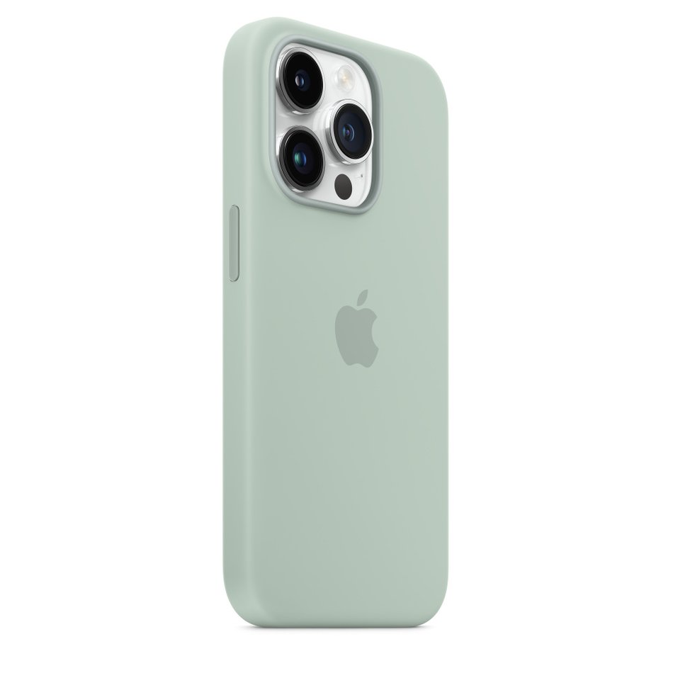 Чохол для iPhone 14 Pro Apple Silicone Case with MagSafe - Succulent (MPTL3) UA