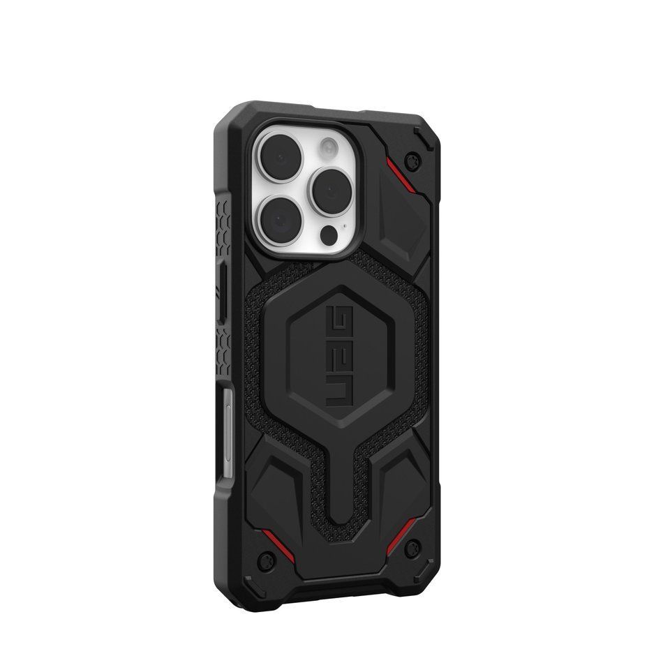 Чехол для iPhone 16 Pro UAG Monarch Pro MagSafe, Kevlar Black (114456113940)