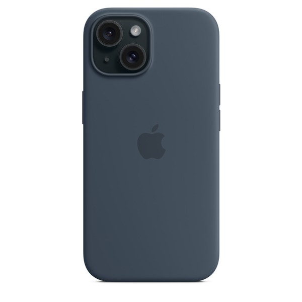 Чохол для iPhone 15 OEM+ Silicone Case wih MagSafe (Storm Blue)