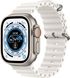 Apple Watch Ultra GPS + LTE 49mm Titanium Case with White Ocean Band (MNHF3, MNH83)