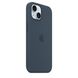 Чехол для iPhone 15 OEM+ Silicone Case wih MagSafe (Storm Blue)