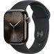 Apple Watch Series 10 GPS + Cellular 42mm Slate Titanium Case w. Black Sport Band - S/M (MWXG3)