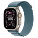Apple Watch Ultra 3 GPS + Cellular 49mm Natural Tit. Case w. Light Blue Alpine Loop - Large (MEWP4)