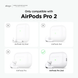 Чехол для AirPods Pro 2 Elago Silicone Hang Case Mint (EAPP2SC-HANG-MT)