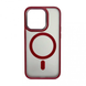 Чохол для iPhone 11 Colorful Matte Case with MagSafe (Bordo)