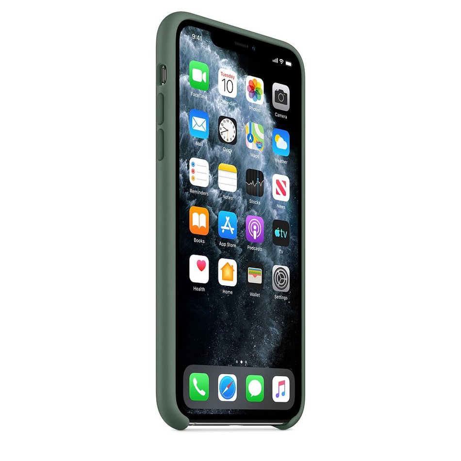 Чохол для iPhone 11 Pro Max OEM Silicone Case ( Pine Green )