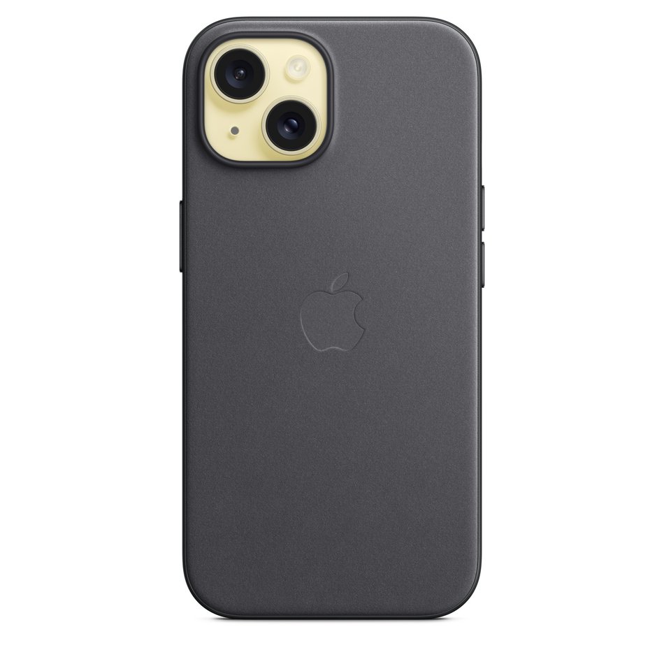 Чехол для iPhone 15 OEM+ FineWoven with MagSafe (Black)