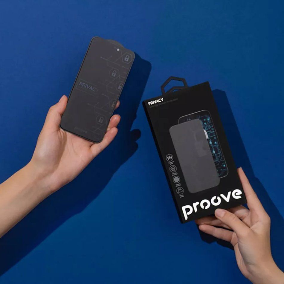 Захисне скло для iPhone 12/12 Pro Proove Privacy Anty-Spy Protection (Black)