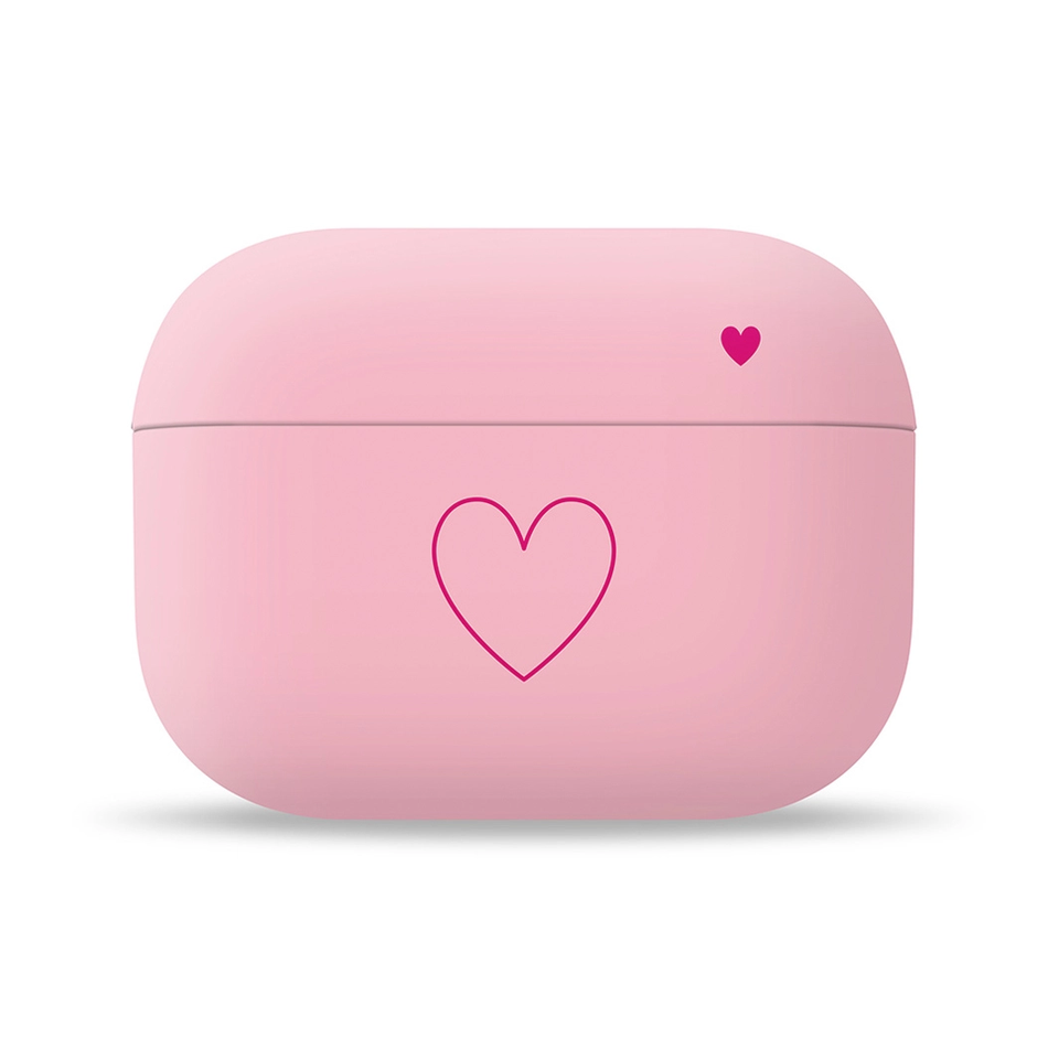 Чохол для AirPods Pro PUMP Silicone Case Heart (Pink) PMSL-AIRPRO2H