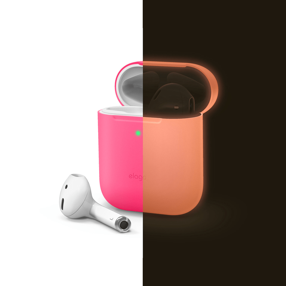 Чехол Elago Skinny Case Neon Hot Pink for Airpods (EAPSK-BA-NPK)