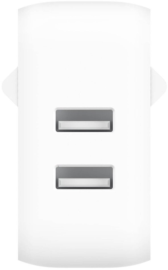 МЗП Belkin Playa Home Charger 12W Dual USB 2.4A White (PP0007VFC2-PBB)