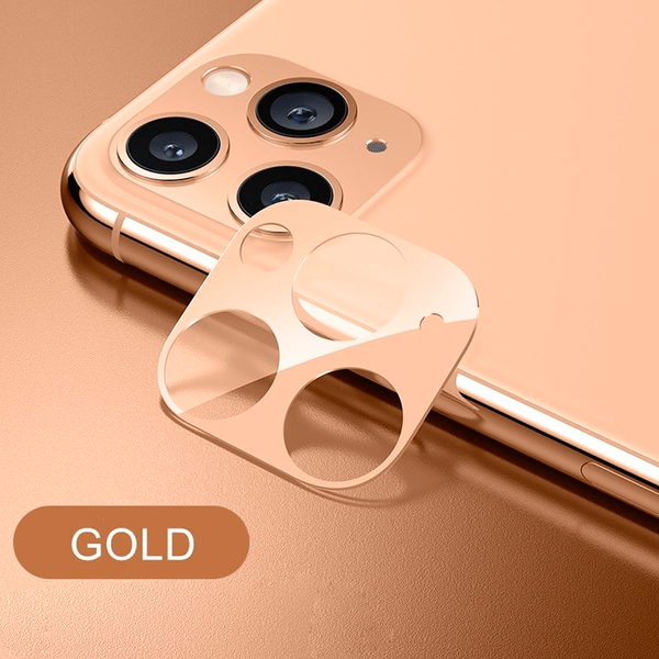 Захисне скло ZK для камери iPhone 11 Pro / 11 Pro Max Full Cover ( Gold )