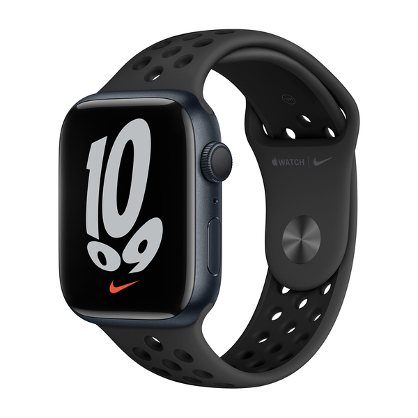 USED Apple Watch Series 7 Nike GPS 45mm Midnight Aluminium Case with Anthracite/Black Nike Sport Band (MKNC3, MKNC3UL/A)