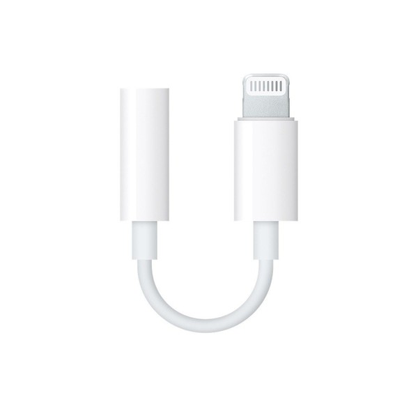 Адаптер Apple Lightning to 3.5mm Headphones (White) MMX62ZM/A White (009320)