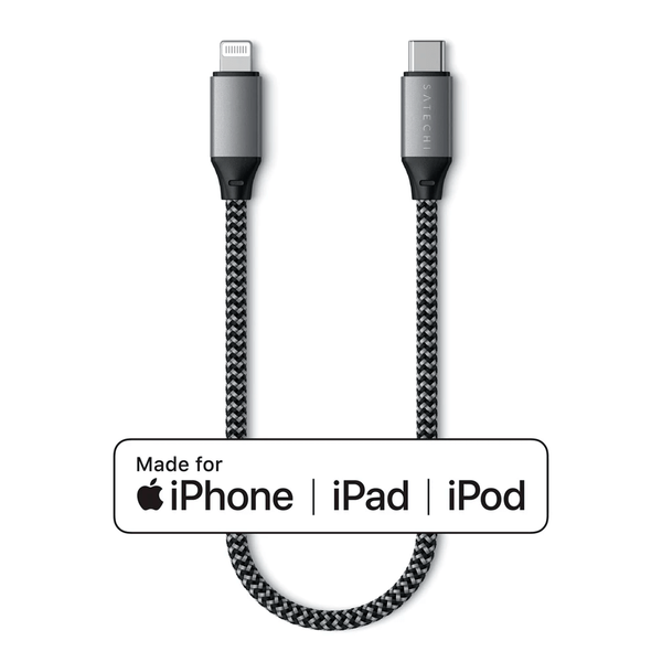 Satechi USB-C to Lightning Cable Space Gray (700180)