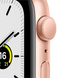 Apple Watch Series SE GPS 44mm Gold Aluminium Case with Pink Sand Sport Band (MYDR2)