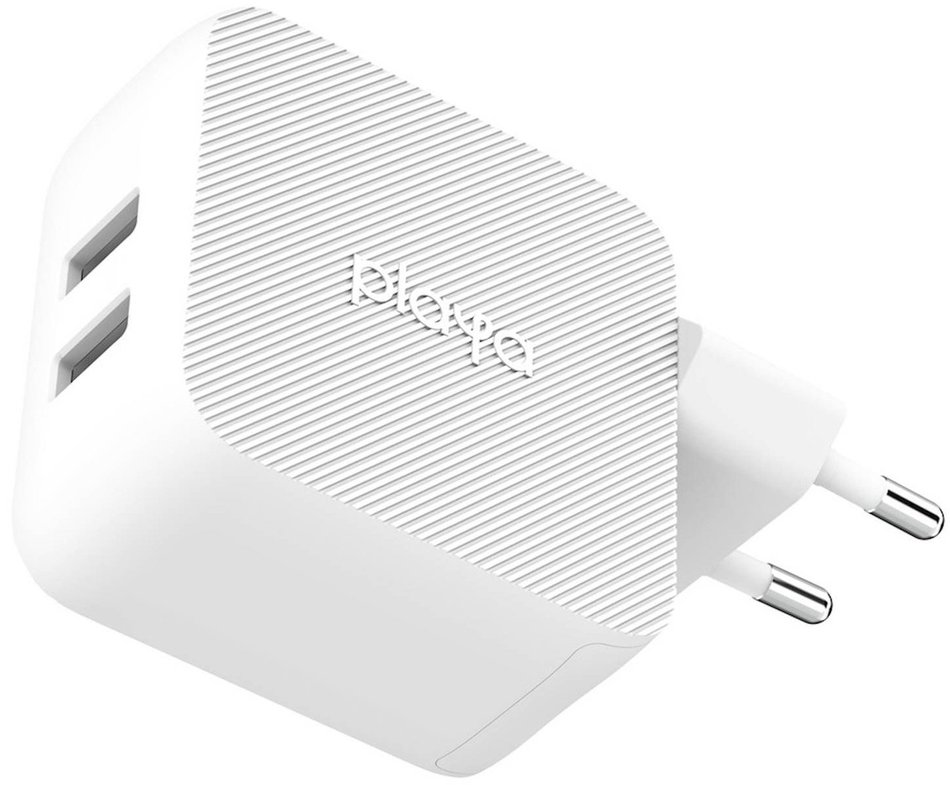 СЗУ Belkin Playa Home Charger 12W Dual USB 2.4A White (PP0007VFC2-PBB)