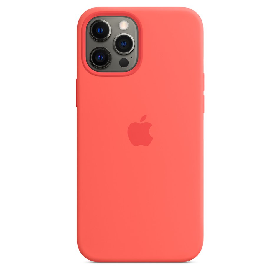 Чохол для iPhone 12 Pro Max Apple Silicone Case with Magsafe (Pink Citrus) (MHL93) UA