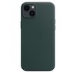 Чехол для iPhone 14 Plus OEM+ Leather Case wih MagSafe (Midnight)