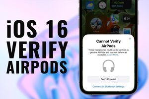 iOS 16 буде сповіщати користувача про підроблені AirPods