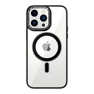 Чохол для iPhone 13 Pro Color Clear Case with MagSafe - Black