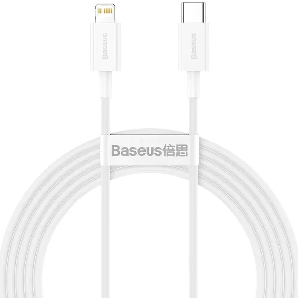 USB шнур Baseus Type-C to Lightning PD 20W White (003094)